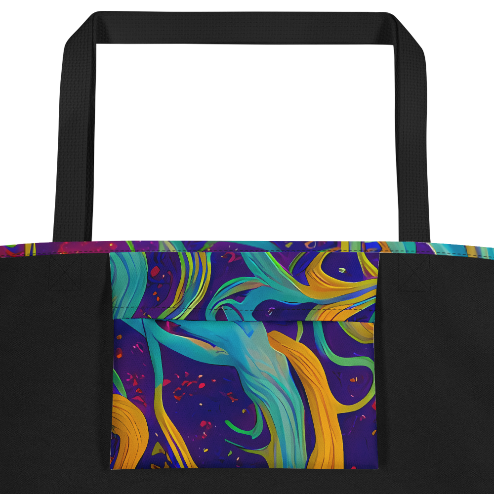 Large Tote Bag w/ Pocket - Etherial Entwine
