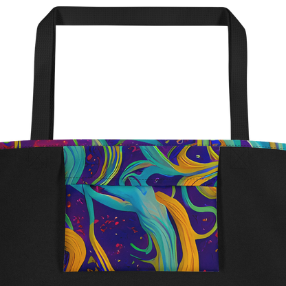 Large Tote Bag w/ Pocket - Etherial Entwine