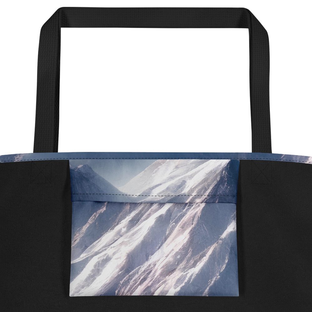 Large Tote Bag w/ Pocket - Frosted Zenith