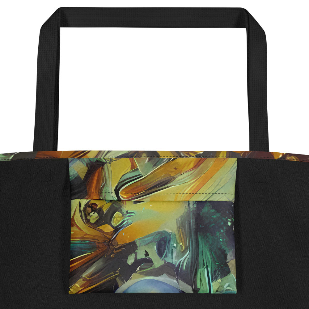 Large Tote Bag w/ Pocket - Menzel's Maelstrom