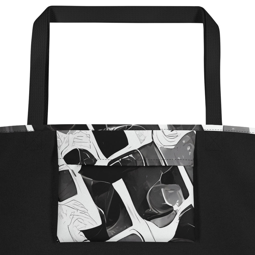 Large Tote Bag w/ Pocket - Interstellar Chic