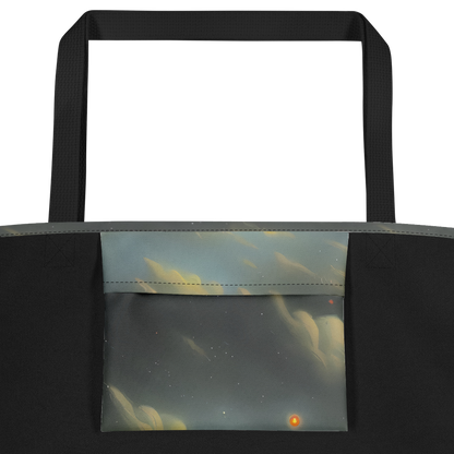Large Tote Bag w/ Pocket - Dreamy Ascent