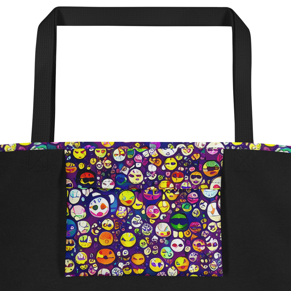 Large Tote Bag w/ Pocket - Mosaic Moods