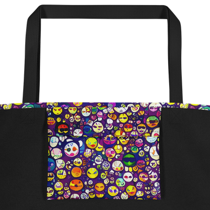 Large Tote Bag w/ Pocket - Mosaic Moods