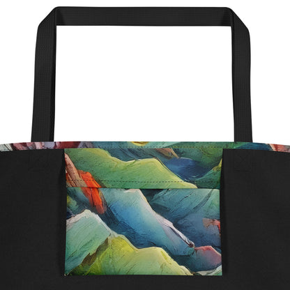 Large Tote Bag w/ Pocket - Elysian Terrain