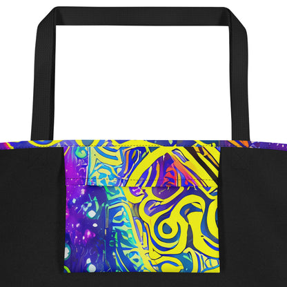 Large Tote Bag w/ Pocket - Spectrum Quest