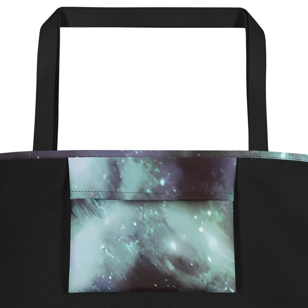 Large Tote Bag w/ Pocket - Roversi Nebula