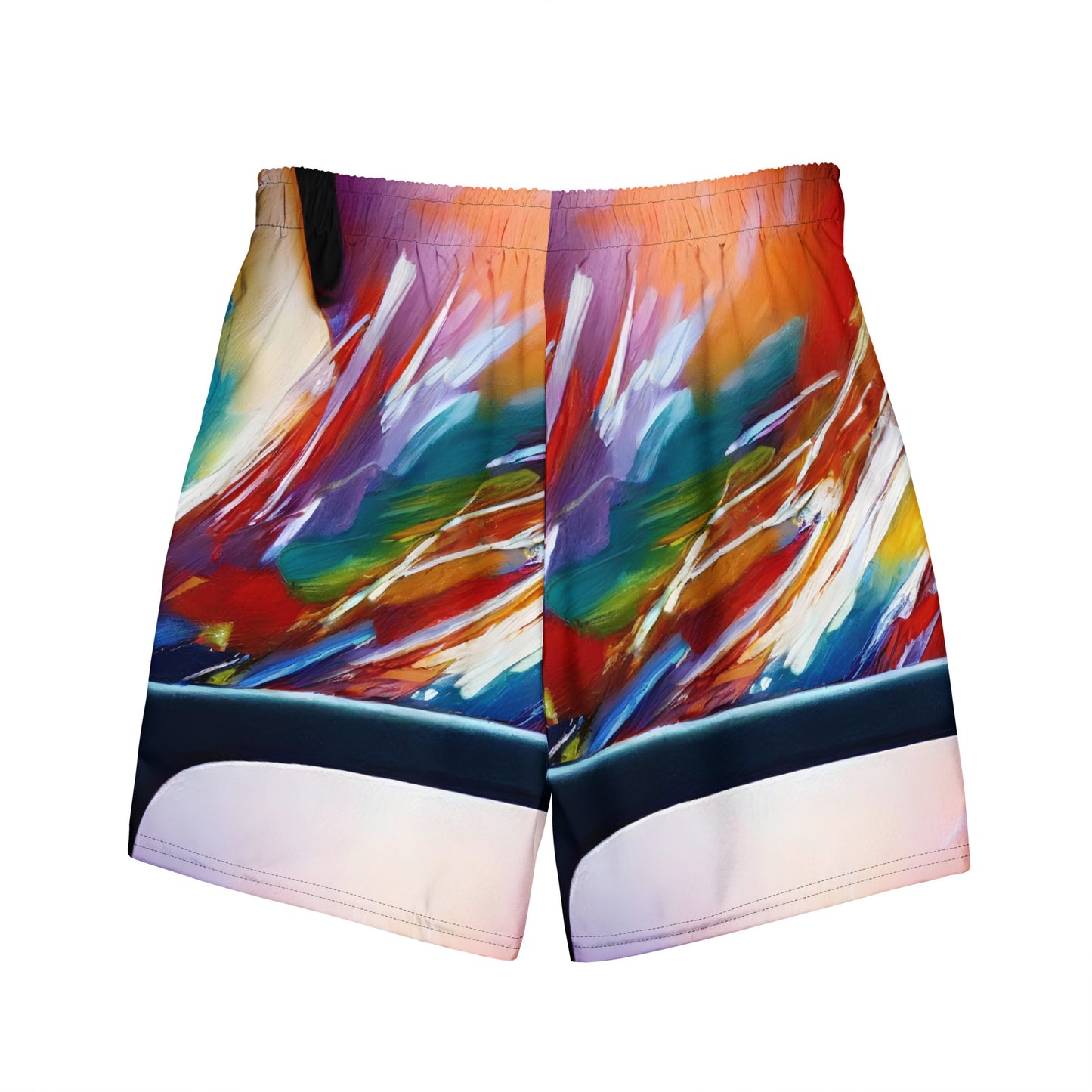 Swim Trunks - Brushstroke Symphony