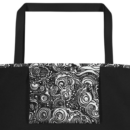 Large Tote Bag w/ Pocket - Swirling Stories