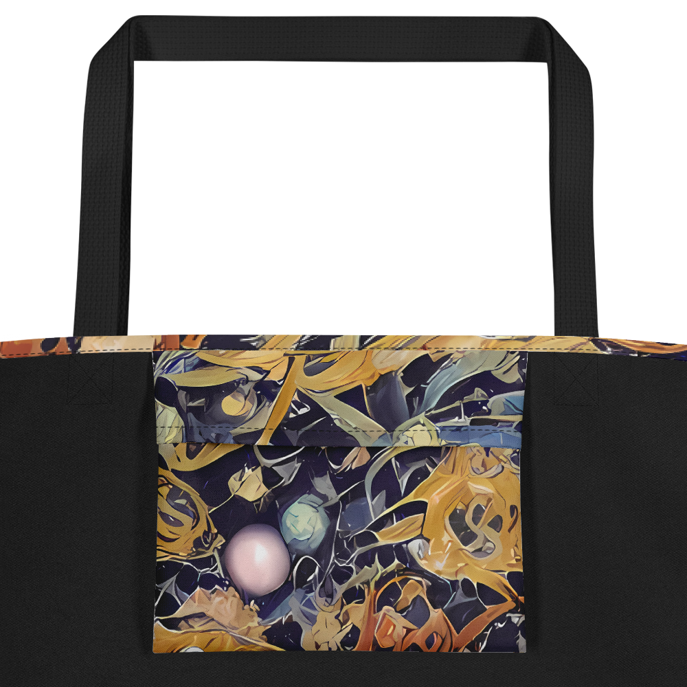 Large Tote Bag w/ Pocket - Quantum Symmetry