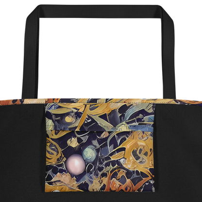 Large Tote Bag w/ Pocket - Quantum Symmetry