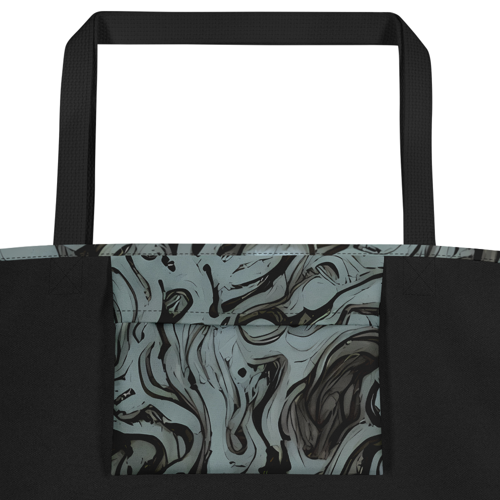 Large Tote Bag w/ Pocket - Caruso Swirl