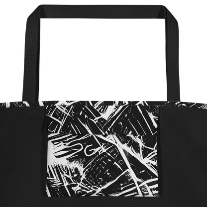 Large Tote Bag w/ Pocket - Ferriss Fractals