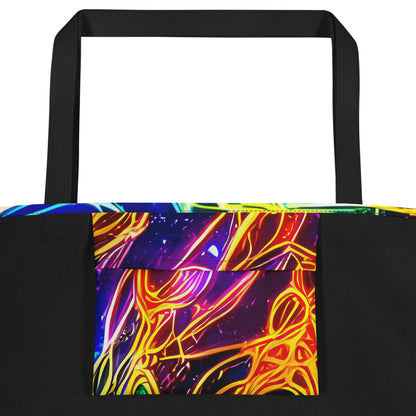 Large Tote Bag w/ Pocket - Dancing in the Ether