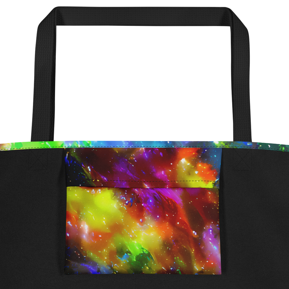 Large Tote Bag w/ Pocket - Neer Nebula
