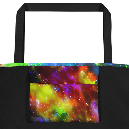 Large Tote Bag w/ Pocket - Neer Nebula