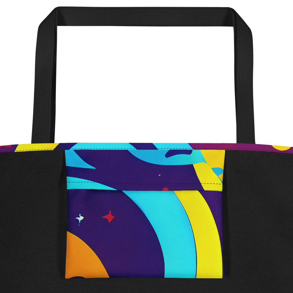 Large Tote Bag w/ Pocket - Gerace Geometry