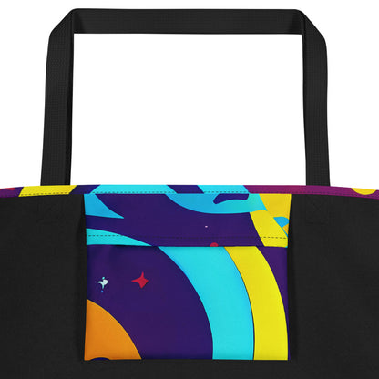 Large Tote Bag w/ Pocket - Gerace Geometry
