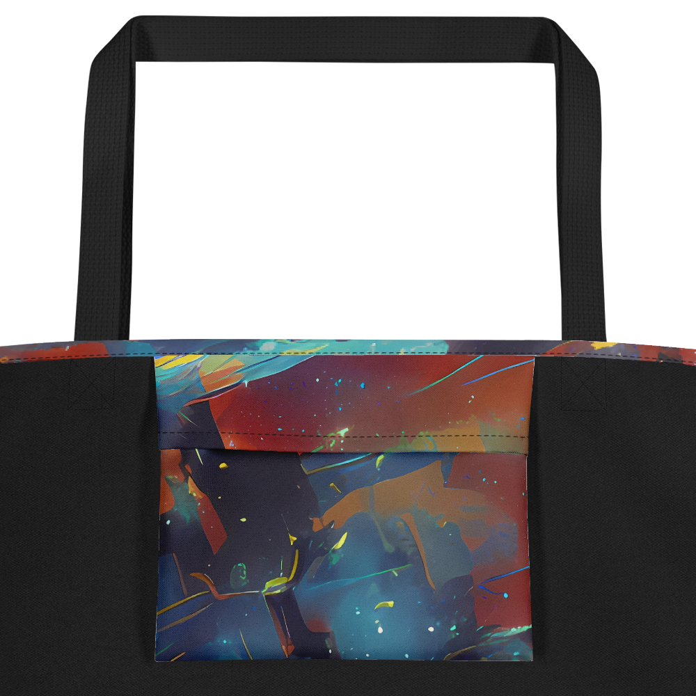 Large Tote Bag w/ Pocket - Journey Through Infinity