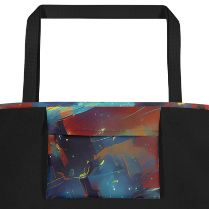 Large Tote Bag w/ Pocket - Journey Through Infinity