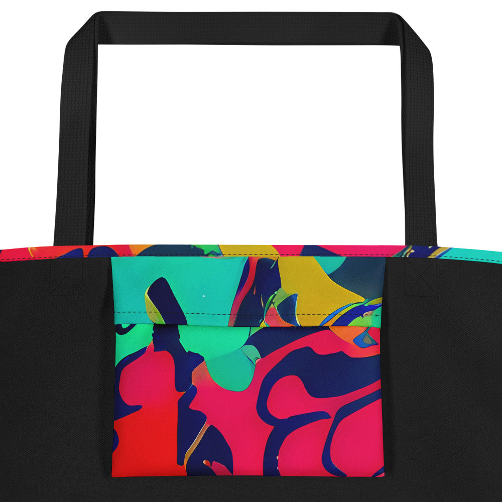 Large Tote Bag w/ Pocket - Gottlieb Galaxy