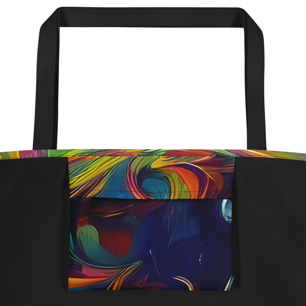 Large Tote Bag w/ Pocket - Chromalush