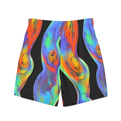 Swim Trunks - Vibrant Vortices