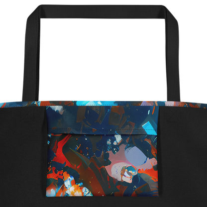 Large Tote Bag w/ Pocket - Ghenie's Whirl