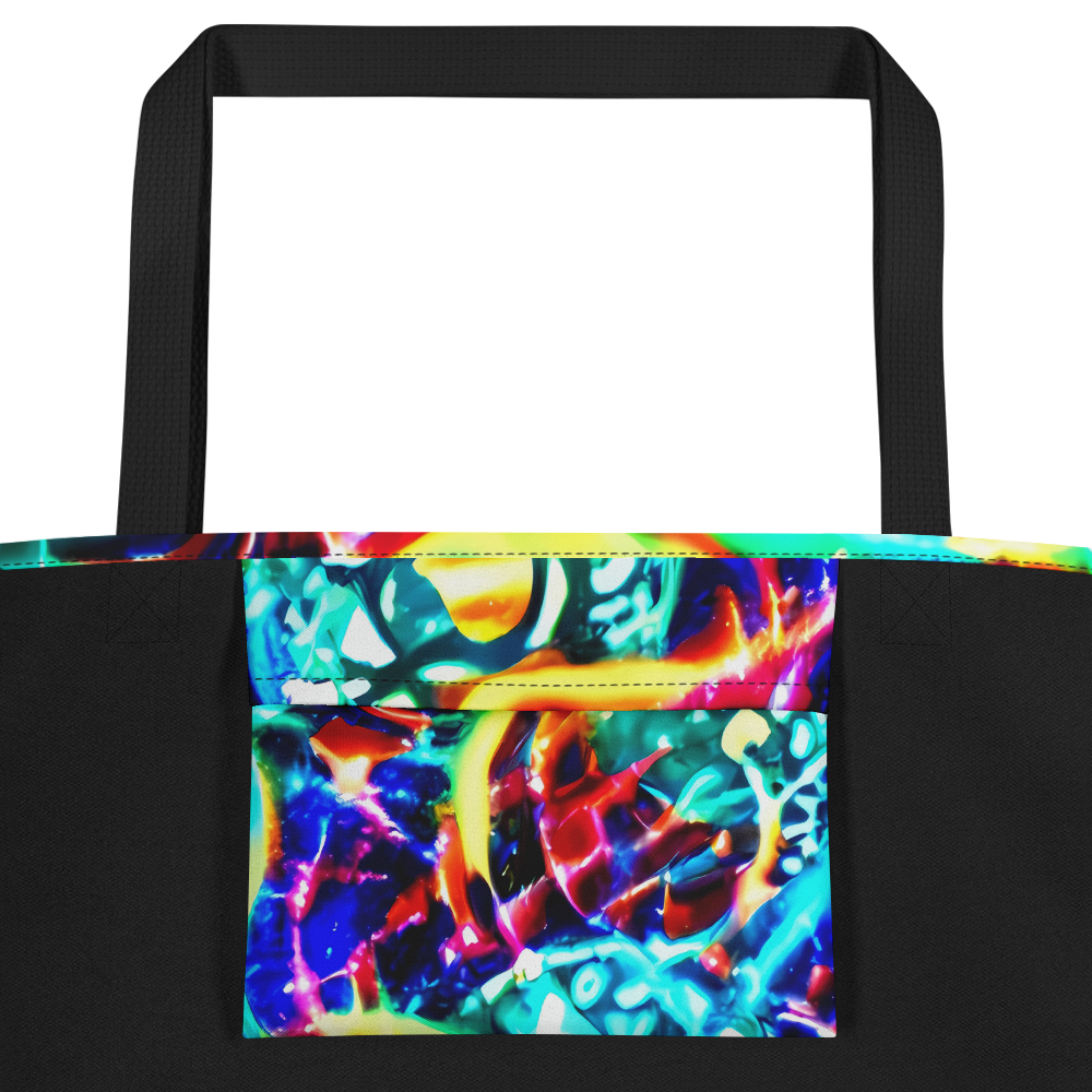 Large Tote Bag w/ Pocket - Fynesian Galaxy