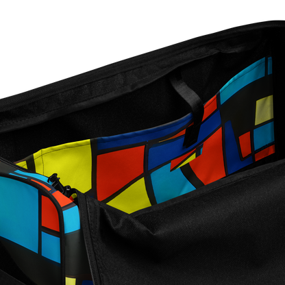 Duffle Bag - Neon Fractals