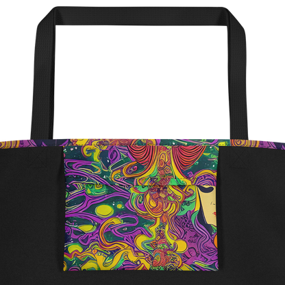 Large Tote Bag w/ Pocket - Odyssey in Color