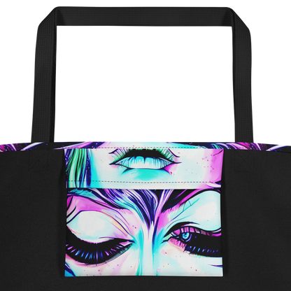 Large Tote Bag w/ Pocket - Chroma Soirée