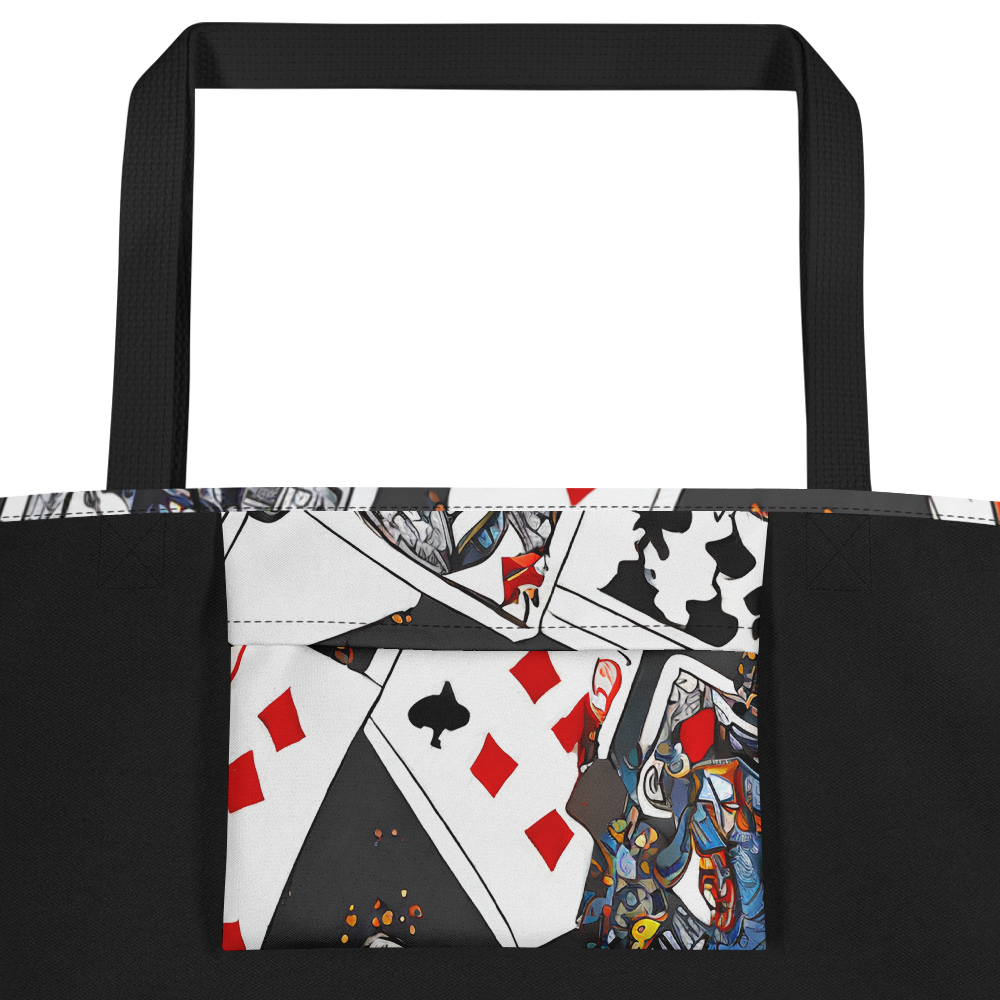 Large Tote Bag w/ Pocket - Decked Out Dreams