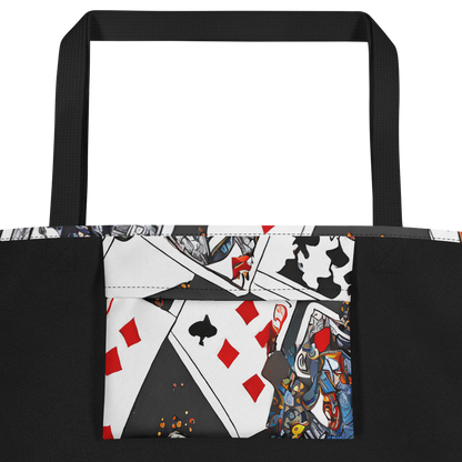Large Tote Bag w/ Pocket - Decked Out Dreams