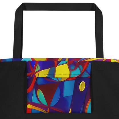 Large Tote Bag w/ Pocket - Flickering Dreams