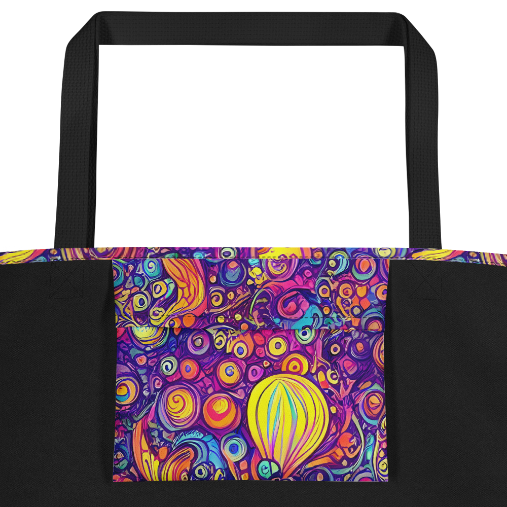 Large Tote Bag w/ Pocket - Festival of Whimsy