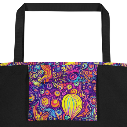 Large Tote Bag w/ Pocket - Festival of Whimsy