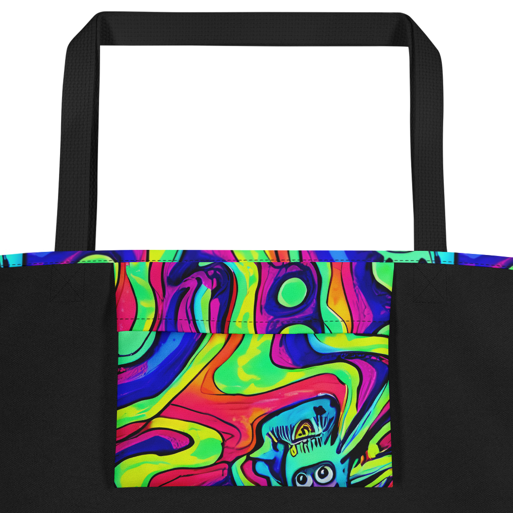 Large Tote Bag w/ Pocket - Frizzled Spirits