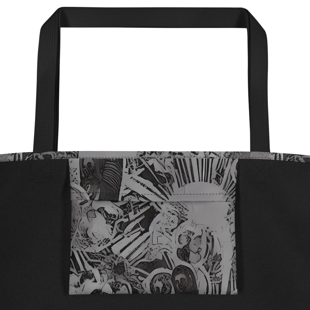 Large Tote Bag w/ Pocket - Dusk Enigma