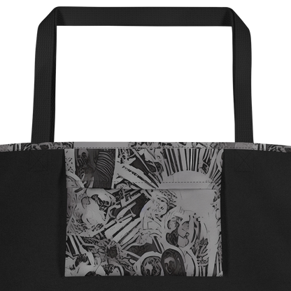 Large Tote Bag w/ Pocket - Dusk Enigma