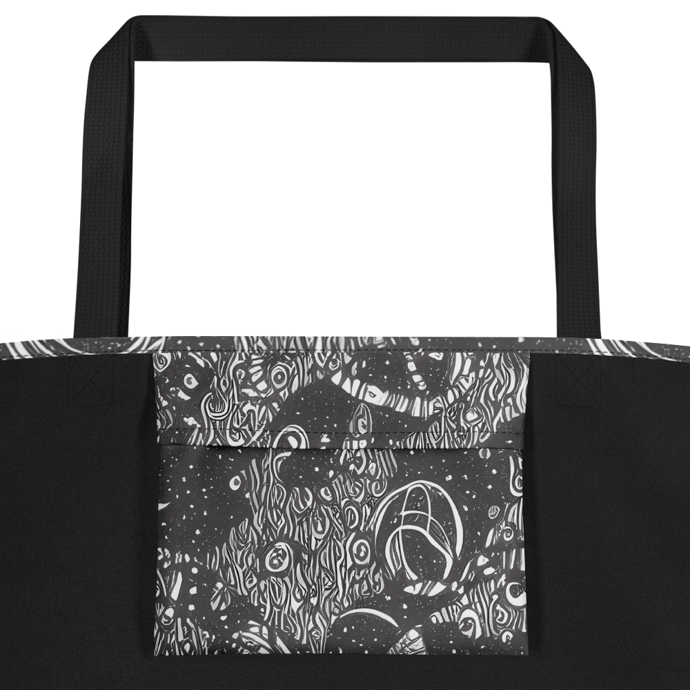 Large Tote Bag w/ Pocket - Shadow Reverie