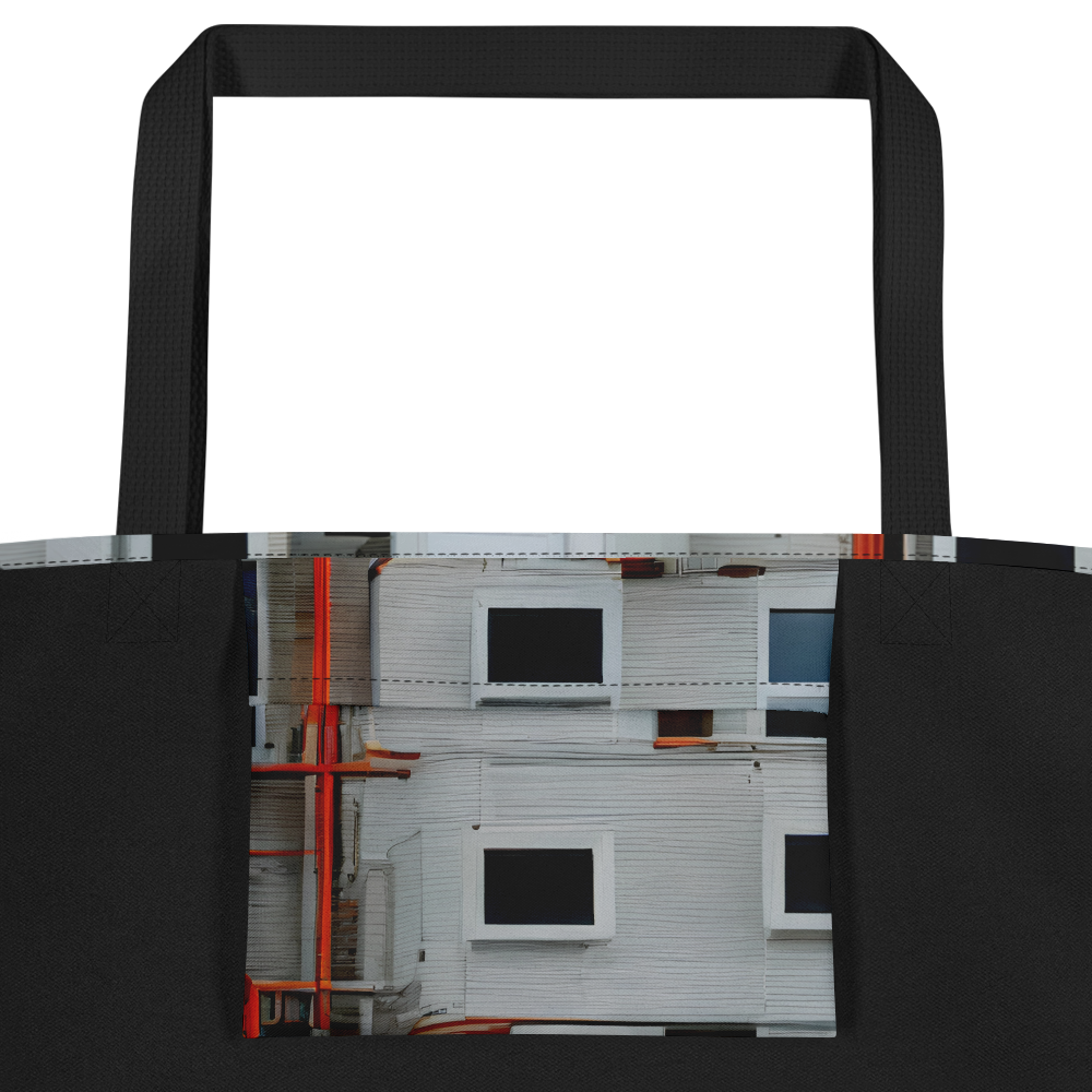 Large Tote Bag w/ Pocket - Industrial Reverie