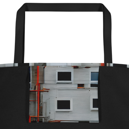 Large Tote Bag w/ Pocket - Industrial Reverie