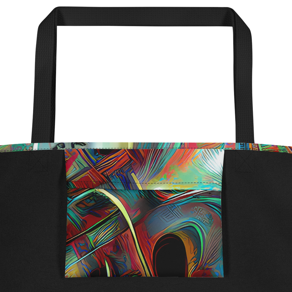 Large Tote Bag w/ Pocket - Dreamwave