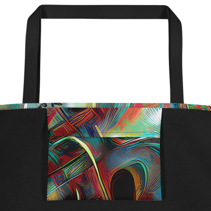 Large Tote Bag w/ Pocket - Dreamwave