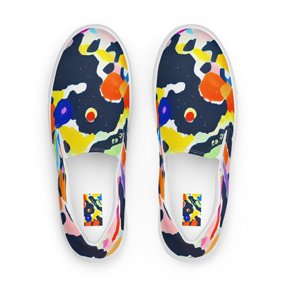 Women's Slip-On Canvas Shoes - Kaleido Burst