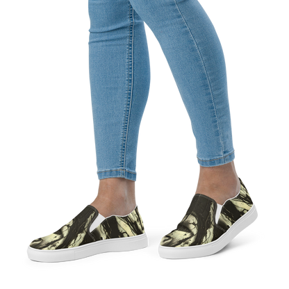 Women's Slip-On Canvas Shoes - Eclipse Veil