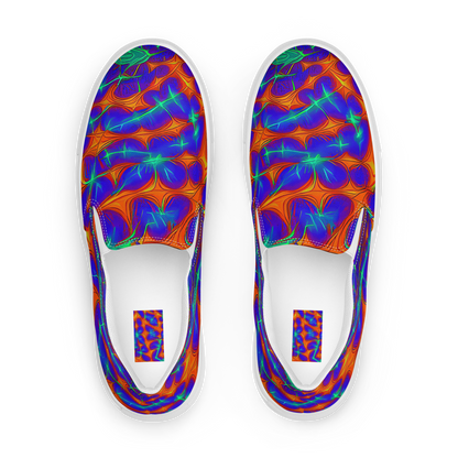 Women's Slip-On Canvas Shoes - Nebula Tides