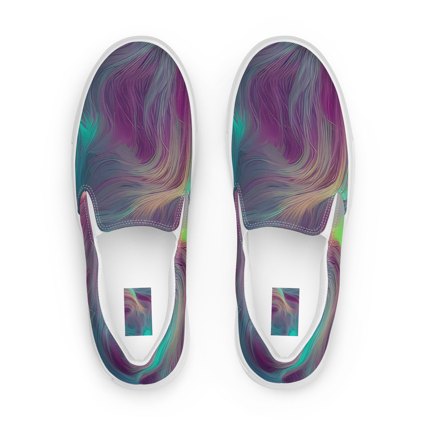 Women's Slip-On Canvas Shoes - Surreal Tresses