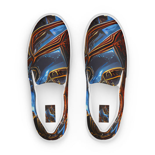 Men's Slip-On Canvas Shoes - Pimenov's Cosmos